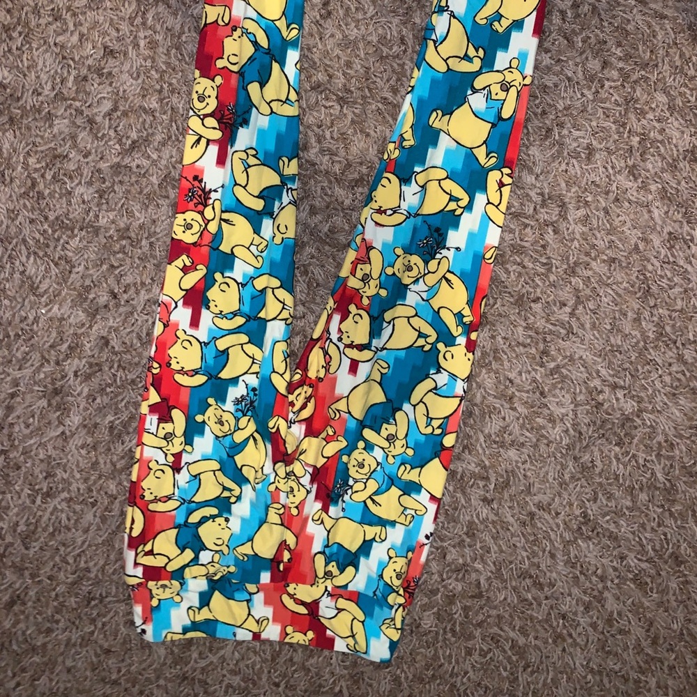 Lularoe Winnie the Pooh Leggings